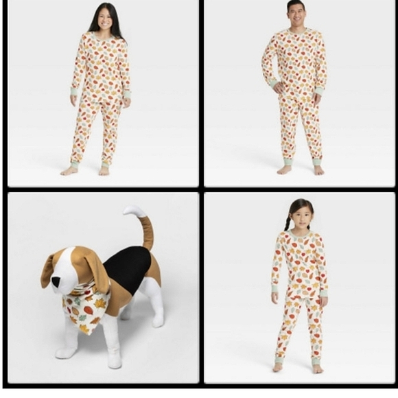 NWT! Pet Hyde & EEK! Boutique Fall Leaf Print  Bandana - Picture 2 of 5